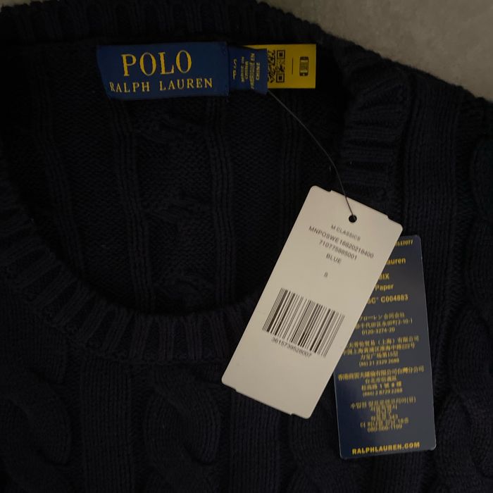 Pull  Ralph Lauren homme bleu marine - photo numéro 6
