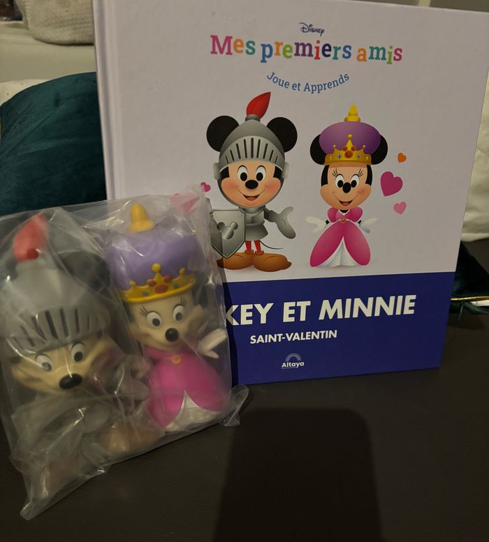 Figurine + Livre Spécial Saint Valentin Mes Premiers Amis Disney Altaya