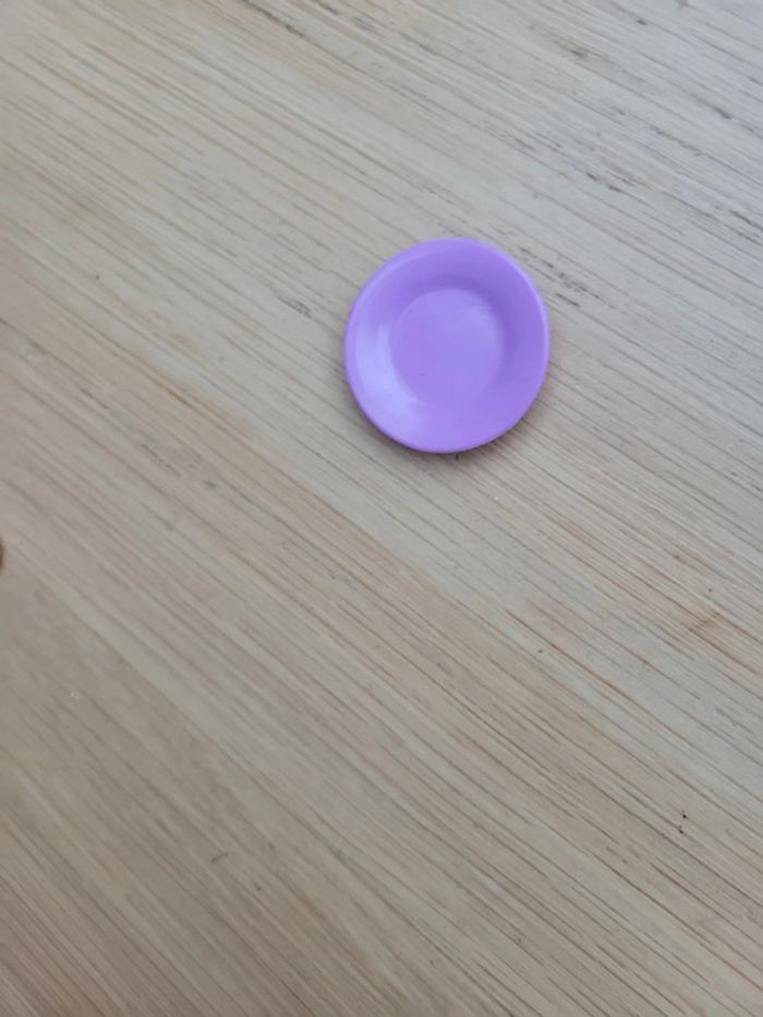 Assiette barbie compatible bâtiment violet - photo numéro 3