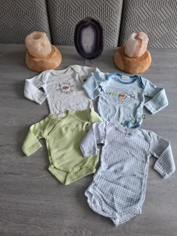 Bodies manche longue 1 et 3 mois