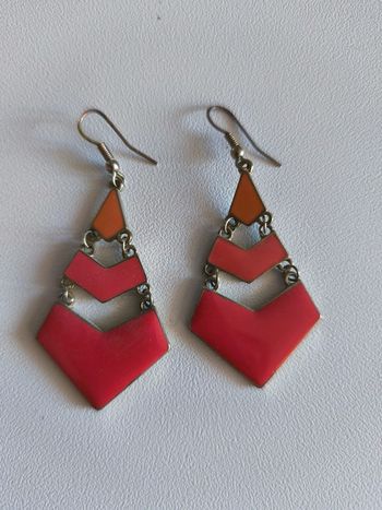 Boucles d'oreilles colorées