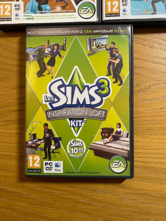 Lot de 3 Disques CD du jeu Les SIMS 3 - photo numéro 2
