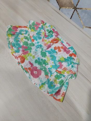 Jupe 2 ans 24 mois DPAM culotte intégrée super colorée