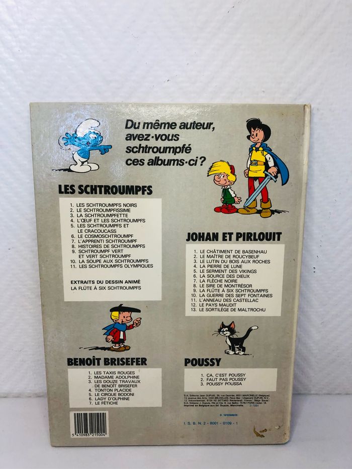 Les schtroumpfs - Le Schtroumpfissime (et schtroumpfonie en ut) - photo numéro 2