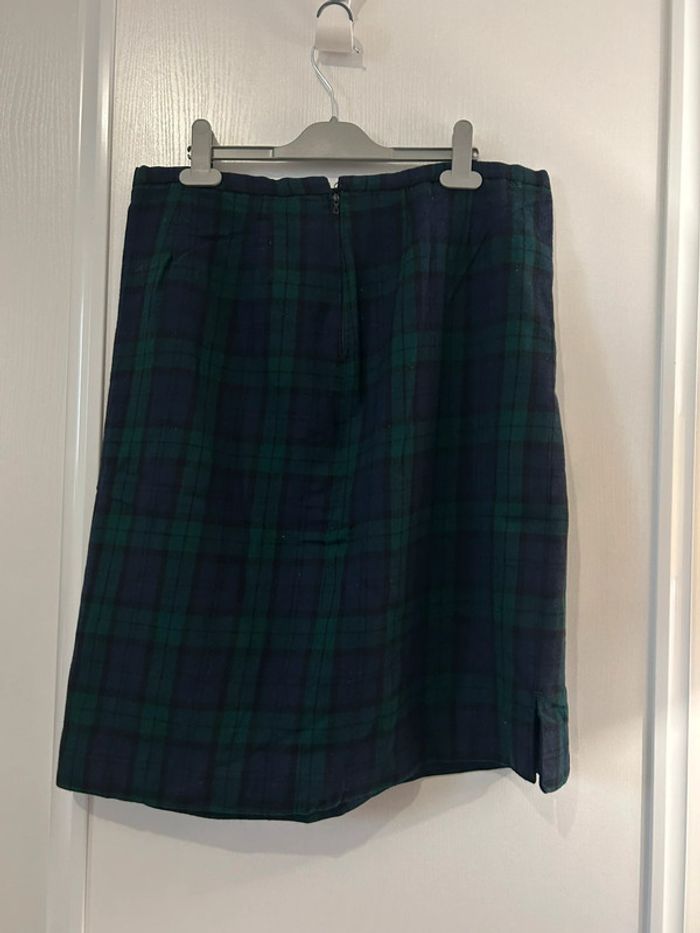 Jupe écossaise en laine vintage - photo numéro 6