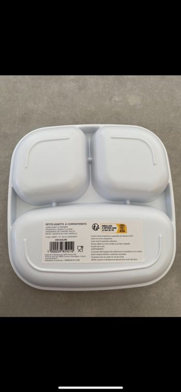 Assiette à compartiments mélamine Dinosaure 🦖 - photo numéro 6