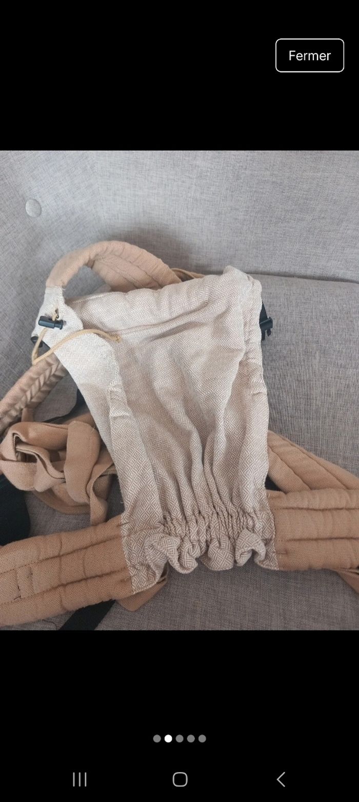 Magnifique porte bébé mei t'ai storchenwiege beige très bon état - photo numéro 2