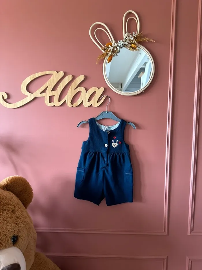 Salopette short