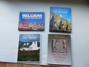 Lot de 4 beaux livres voyages