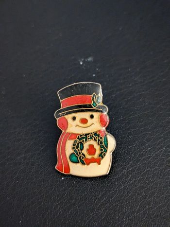 Pin's Bonhomme de neige Noël