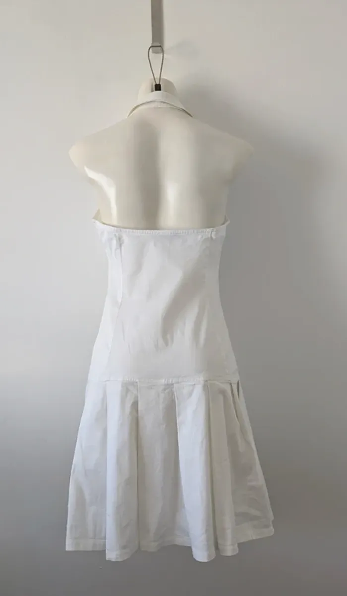 Robe d'été blanche dos nu - Jennyfer - taille 38 - photo numéro 3