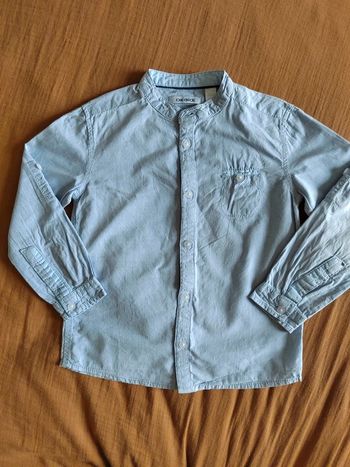 Chemise bleue 4 ans okaïdi
