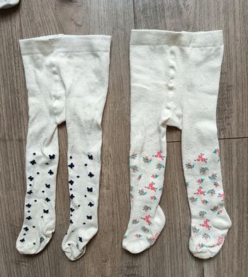 Lots collants à motifs taille 18/20