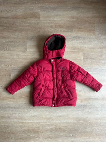 Doudoune enfant 6 ans rouge – capuche, chaude, mixte