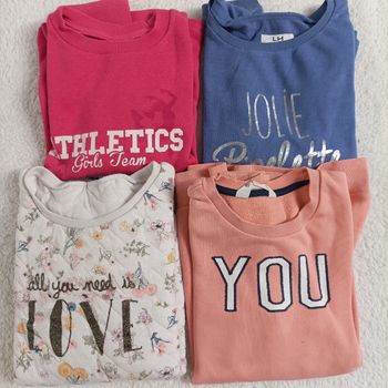 Lot de 4 sweats 10 ans