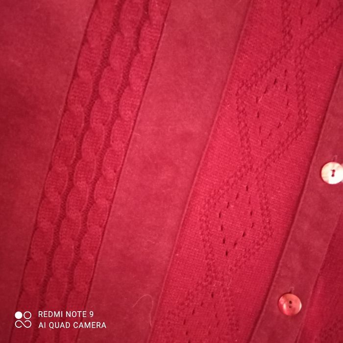 Gilet pull veste bordeaux t42 Daxon - photo numéro 4