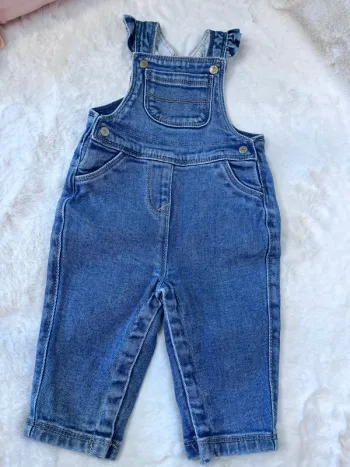 Salopette en jeans taille 6 mois tao