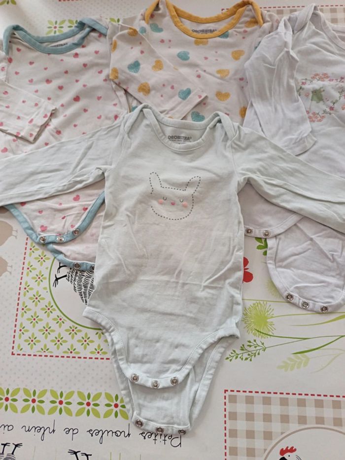 Lot bodies ML Orchestra 9 mois - photo numéro 5