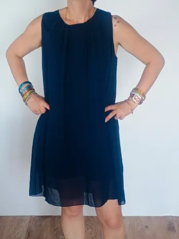 Robe bleu marine chic - marque Best Life - taille L
