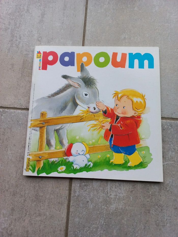 Revue pour enfant Papoum 1/3 ans