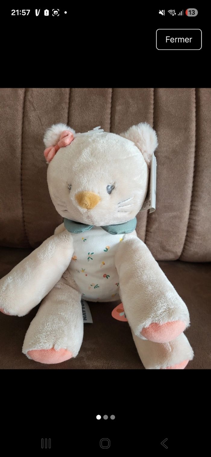 Peluche neuve avec etiquette