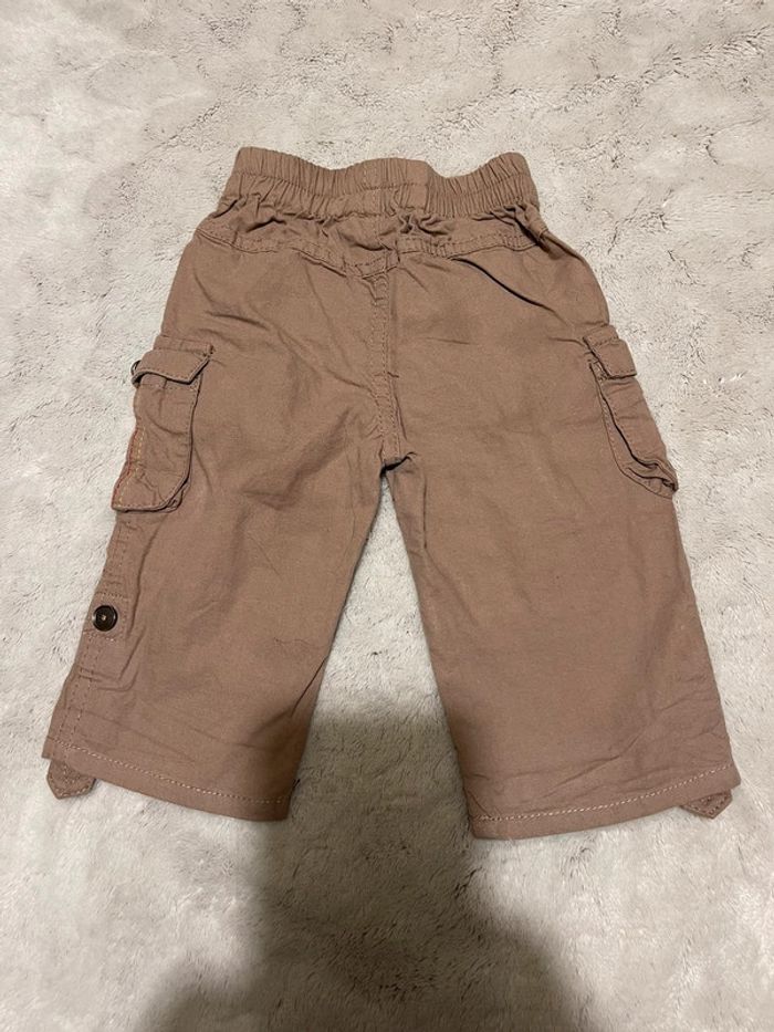 Pantalon bermuda beige - 6 mois - photo numéro 2