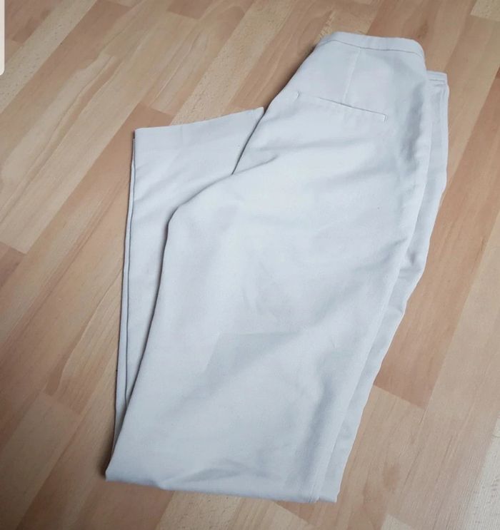 Pantalon beige été h et m quasi neuf - photo numéro 2