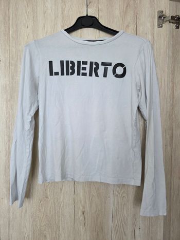 TEE-SHIRT GARÇON MANCHE LONGUE LIBERTO TAILLE 12ANS