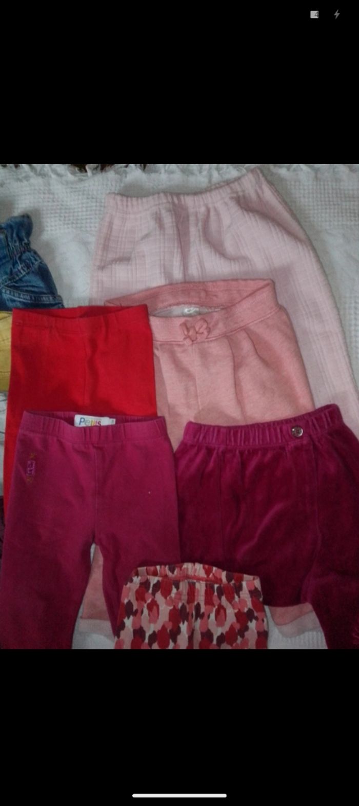 Lot 11 pantalon fille 12 mois - photo numéro 5