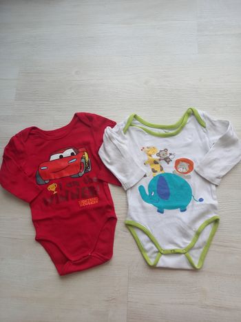 2 Bodies garçon 12 mois Cars