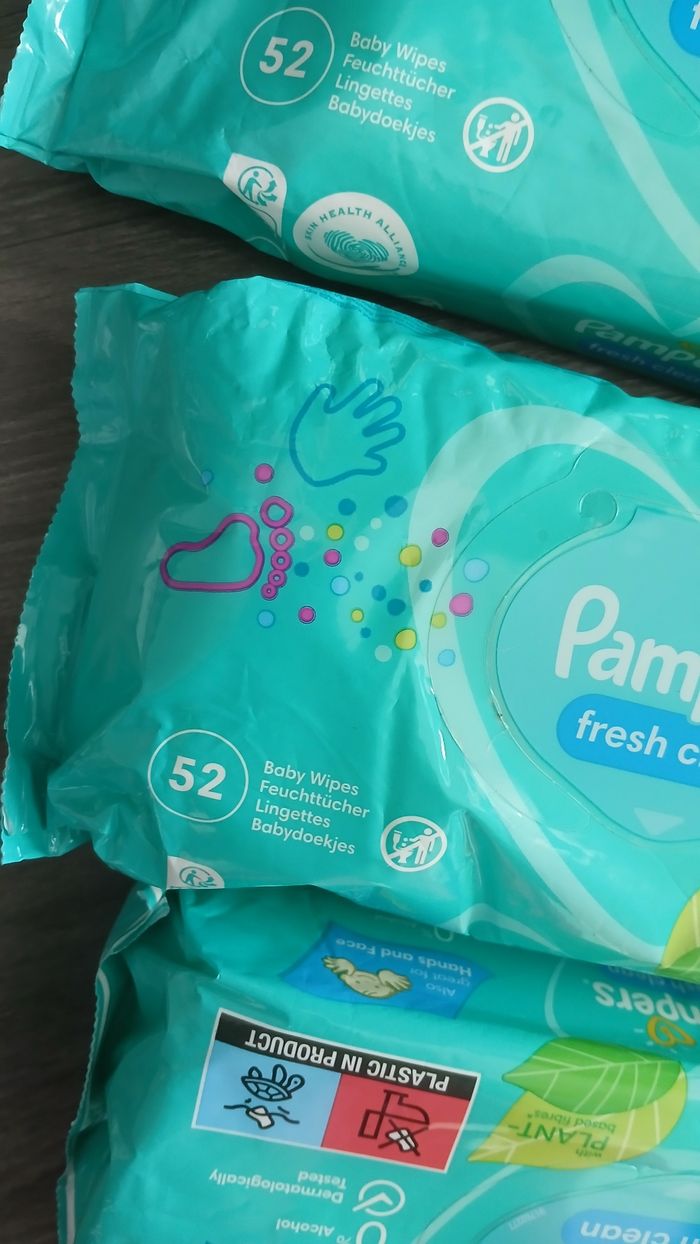 3 paquets de lingettes pampers - photo numéro 3
