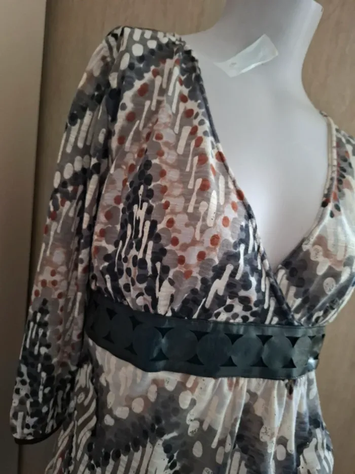 Blouse fluide imprimée T 42/44 - photo numéro 8