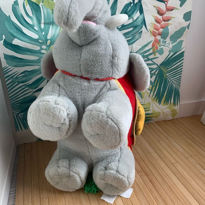Grande peluche d activités éléphant vintage - photo numéro 5