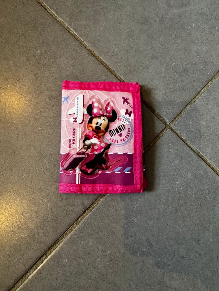 Portefeuille / Porte monnaie - Disney - Minnie - Bording pass / Avion / Valise / Bon voyage