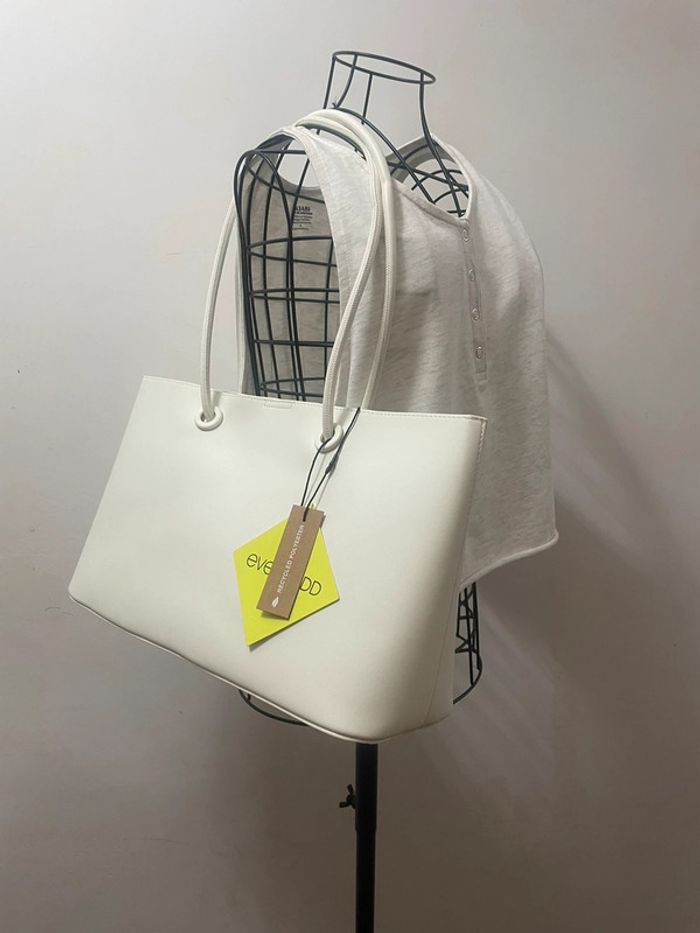 Sac de très grande marque 🌷 Sac à main blanc zalando Even&odd - photo numéro 4