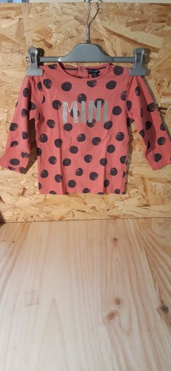 Tee-shirt fille manches longues 2ans