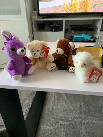 Lot de mini peluches kalidou