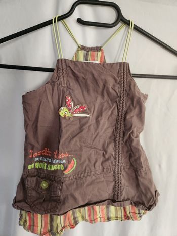 Robe été  2 ans vert baudet