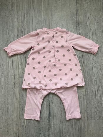 Combinaison Sucre d’Orge – 6 mois / 67 cm – Rose toute douce 💕❄️