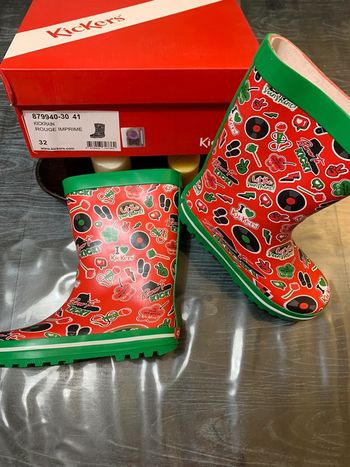 Bottes de pluie kickers pointure 32