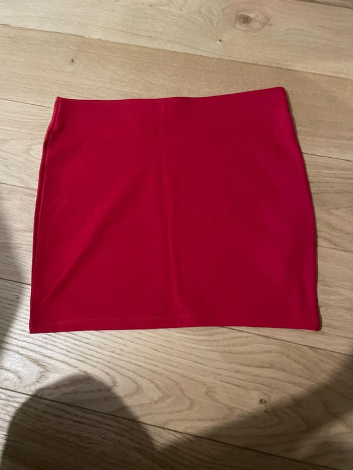 Mini jupe rouge taille S - photo numéro 3