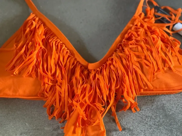 Maillot de bain banana moon 1 pièce orange taille 38 neuf étiquette - photo numéro 4