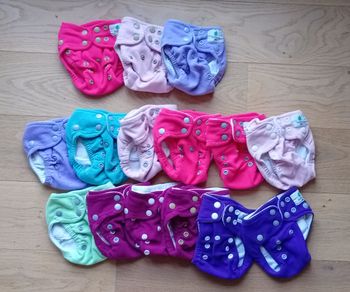 Lot de 15 couches lavables BEBELA newborn 