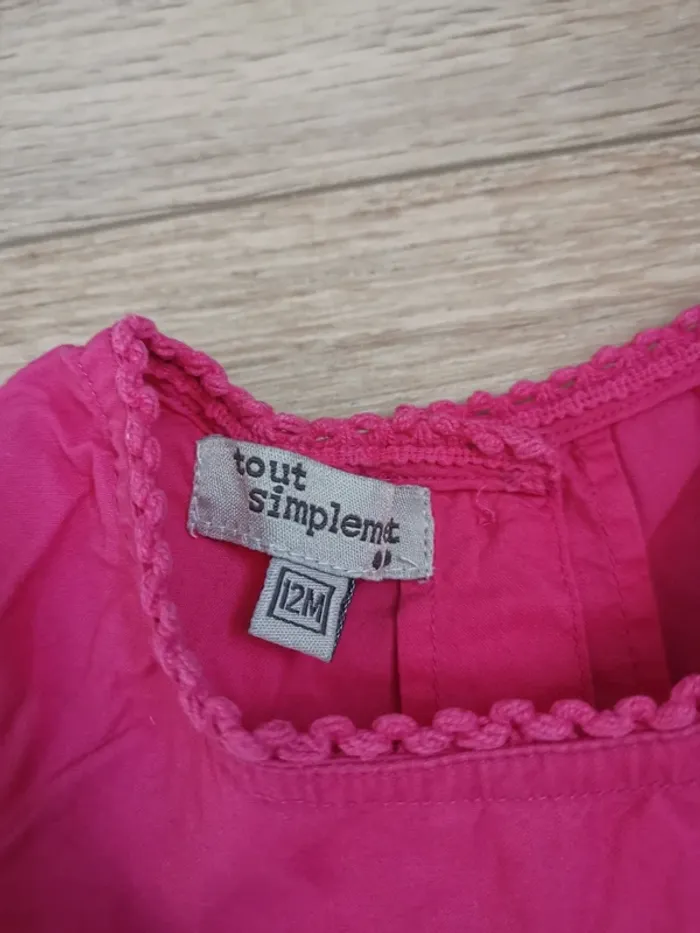 Lot de 2 robes d'été fille 1 an - photo numéro 5