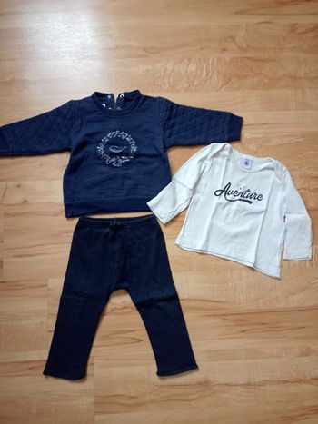 Ensemble Petit Bateau 12 mois