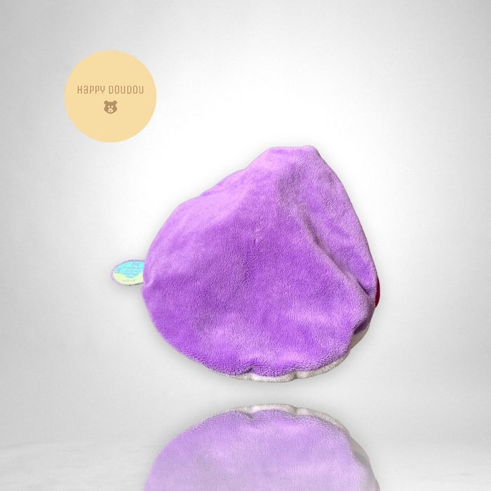 Peluche Doudou rond coccinelle Framboise rose violette Doudou et compagnie DP206 - photo numéro 4