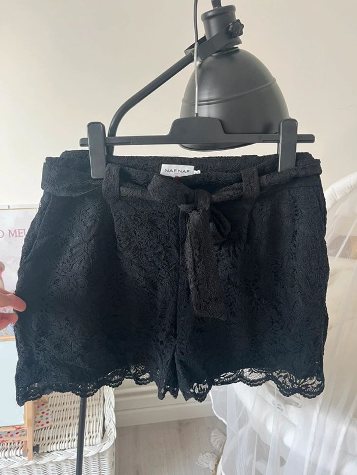 Short dentelle Naf Naf neuf