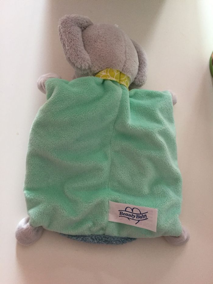 Doudou peluche éléphant Beauty Baby neuf - photo numéro 5
