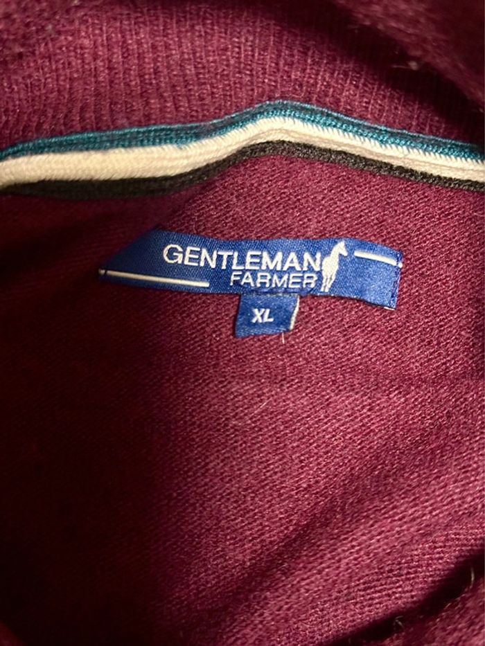 Pull Homme Bordeaux Taille XL - photo numéro 4