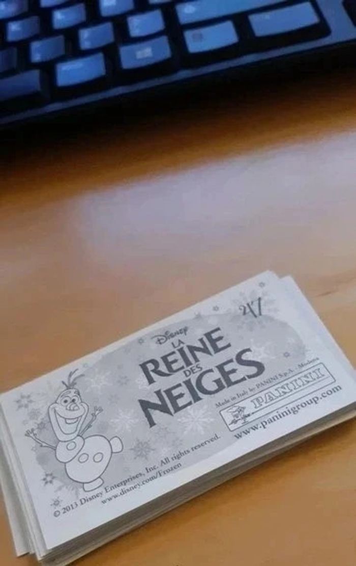12 images panini reine des neiges english - photo numéro 2